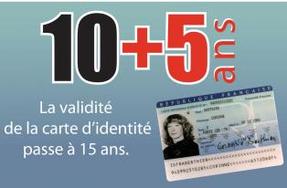 La durée de validité de la carte nationale d’identité passe de 10 à 15 ans