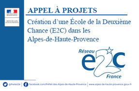 Appel à projets pour la création d’une Ecole de la Deuxième Chance dans les Alpes-de-Haute-Provence