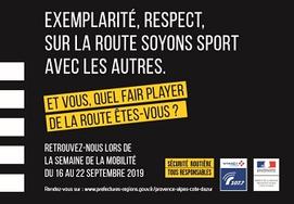 Campagne régionale de sécurité routière : Soyons tous des fair-players!