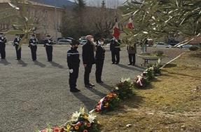 Cérémonie d’hommage aux gendarmes décédés dans l’exercice de leurs missions