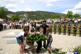 Cérémonie de commémoration des fusillés de Saint-Julien-du-Verdon