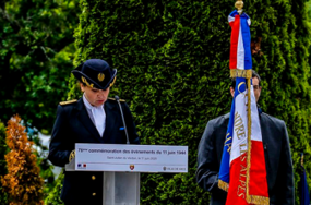 Commémoration du 76ème anniversaire des événements du 11 juin 1944  à Saint-Julien du Verdon