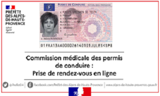 Commission médicale des permis de conduire : prise de rendez-vous en ligne