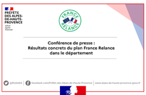 Conférence de presse : Résultats concrets du plan France Relance dans le département