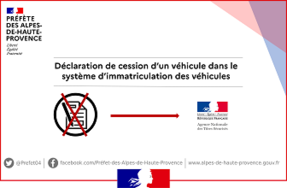 Déclaration de cession d’un véhicule dans le système d’immatriculation des véhicules (SIV) 
