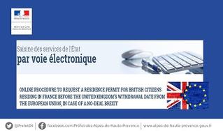 Demande de titre de séjour pour les ressortissants britanniques en cas de Brexit sans accord