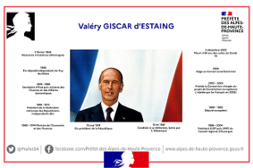 Hommage rendu à Valéry Giscard d’Estaing