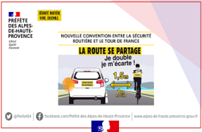 Nouvelle convention entre la Sécurité routière et le Tour de France