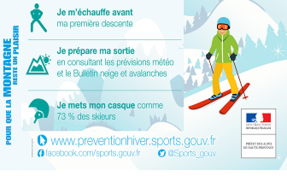 Prévention hiver :  sécurité sur les pistes, les bonnes pratiques