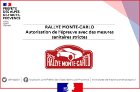 Rallye Monte-Carlo : Autorisation de l’épreuve avec des mesures sanitaires strictes