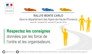 Rallye Monte-Carlo dans le département des Alpes-de-Haute-Provence