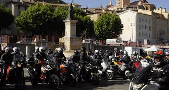 Rallye moto sécurité routière au départ de Digne-les-Bains