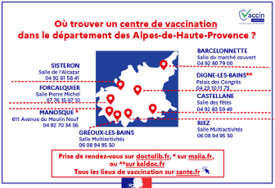 Se faire vacciner dans les Alpes-de-Haute-Provence