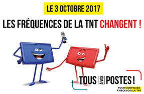 TNT : le 3 octobre 2017, les fréquences changent !