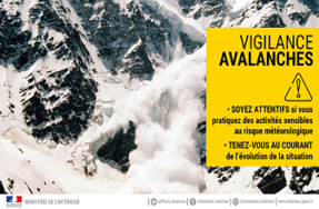 Vigilance jaune avalanches dans les massifs de l’Ubaye, du Haut-Var et du Haut-Verdon