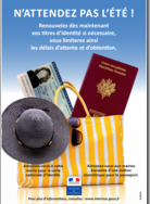 Renouvellement de carte d'identité ou de passeport : n'attendez pas l'été ! 
